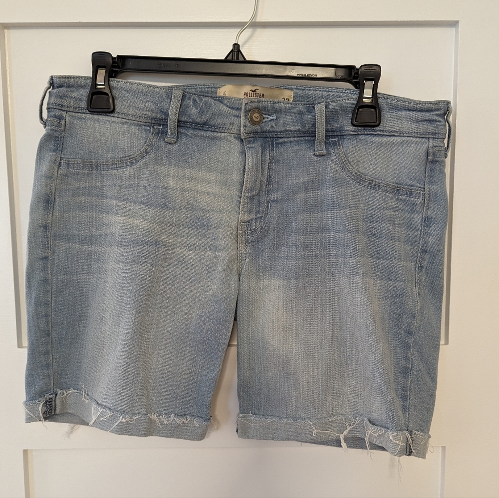 Hollister Low Rise Denim Boy Short